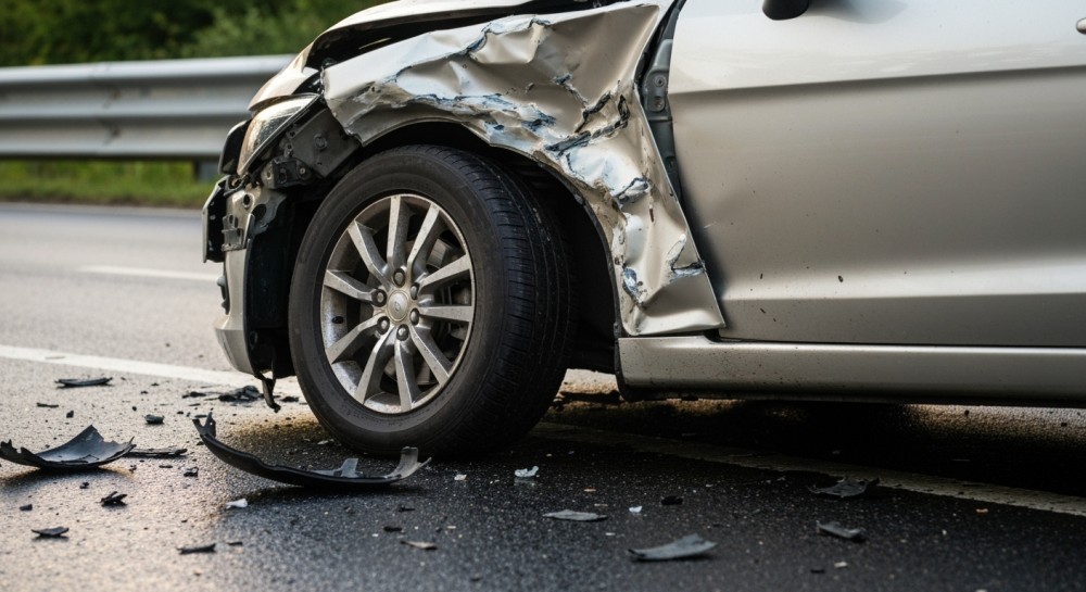 Zimowe niebezpieczeństwa na drogach – kolizje w Nidzicy