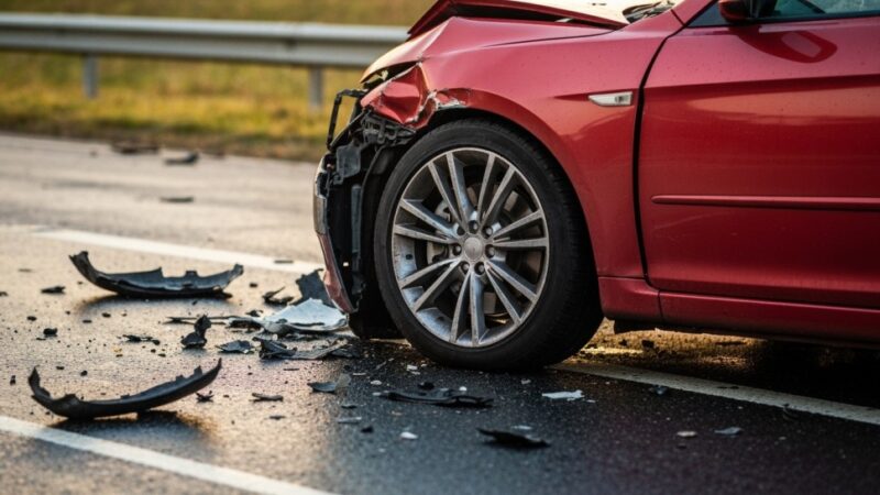 19-latek w Oplu wypadł z drogi i uderzył w drzewo
