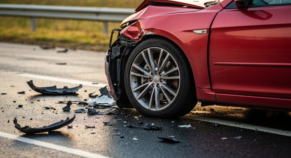 19-latek w Oplu wypadł z drogi i uderzył w drzewo